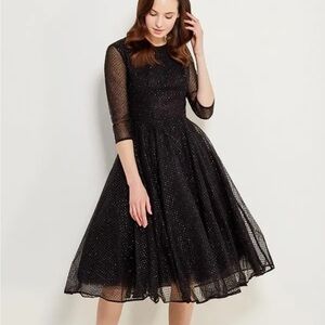 Isabel Garcia dress evening gown textured sparkle tulle crinoline formal Small